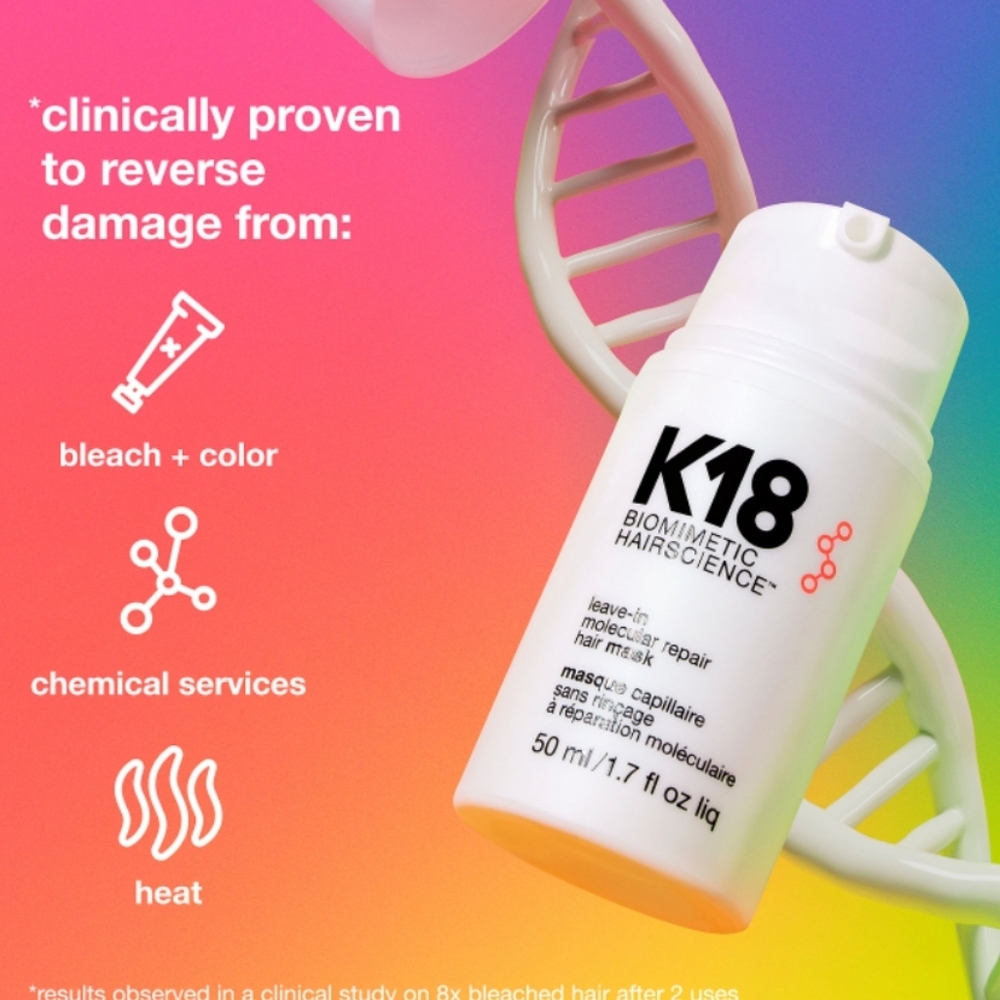 NIB K18 BIOMIMETIC HAIRSCIENCE HAIR REPAIR MASK - Picture 8 of 16
